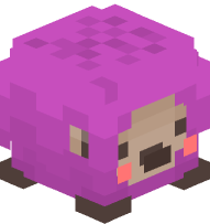 Sheep Plushie (magenta)