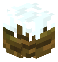 Jungle Log with Snow (rounded, snow)