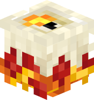 Candle (fall leaves, lit)