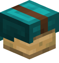 Leather Helmet (cyan)