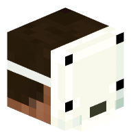 Man with Snowy Fox Mask