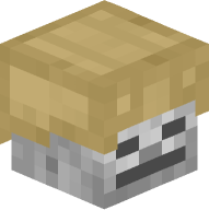 Skeleton with Leather Helmet (ocher)