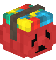 Trick Or Treat Basket (Red, Ghost Face)