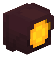 Nether Traffic Light - Yellow (on)