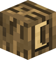 Oak Log Square Bracket (open)