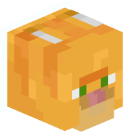 Collared Ginger Cat (white)