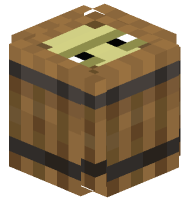Barrel with a Shulker