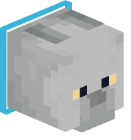 Collared British Shorthair Cat (light blue)