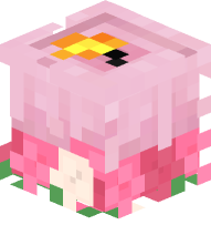 Valentine Candle (pink, lit)