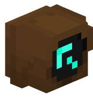 Brown Traffic Light - Straight Left Arrow (on)