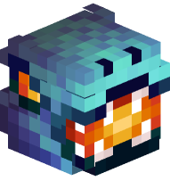 Neon Cyan Ender Dragon