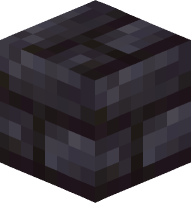 Cracked Polished Blackstone Bricks