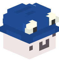 Creature with Froggy Hat (blue)