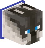 Collared Siamese Cat (blue)