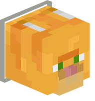 Collared Ginger Cat (light gray)