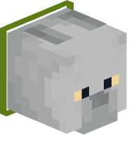 Collared British Shorthair Cat (green)