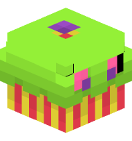 Blacklight Carl the Cupcake