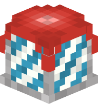 Firework Rocket (white / light blue)