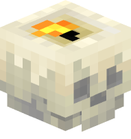 Skull Candle (White, Lit)