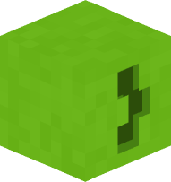 Lime Curly Bracket (closed)