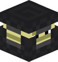 Shulker (black, upsidedown)