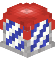 Firework Rocket (white / blue)