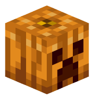 Creeper Carved Pumpkin
