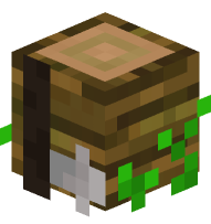 Axe on a Stump (jungle log)