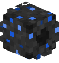 Halloween Wreath (Black, Blue Ornaments)