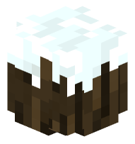 Dark Oak Log with Snow (rounded, snow)