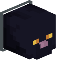 Collared Black Cat (gray)