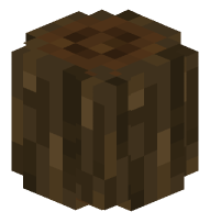 Dark Oak Log (rounded)