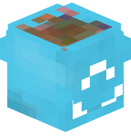 Recycling Bin (light blue, full)