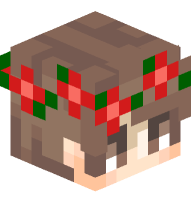 Man Wearing Poinsettias