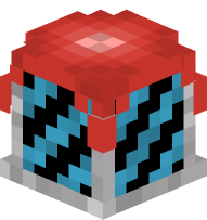 Firework Rocket (black / light blue)