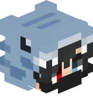 Girl with Shark Costume