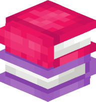 Books (magenta and lilac)