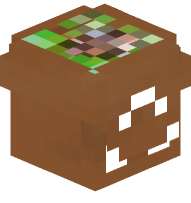 Recycling Bin (brown, full)