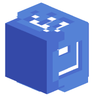 Dreidel (blue, shin)