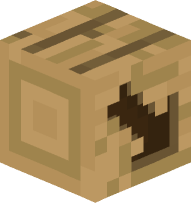 Oak Wood Arrow Right Down