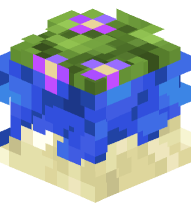 Flower Bush in Tube Coral in Sand