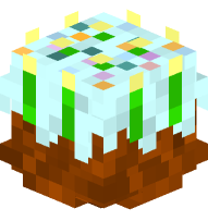 Birthday Cake (green candles)