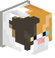 Collared Calico Cat (light gray)