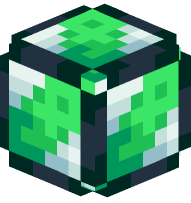 Green Candy Cane Block