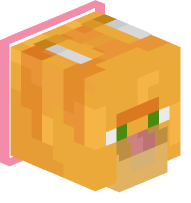 Collared Ginger Cat (pink)