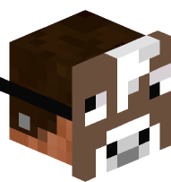 Steve Wearing Cow Mask