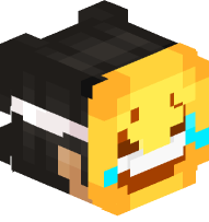 Boy with Laughing Emoji Mask