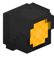 Black Traffic Light - Yellow (on)