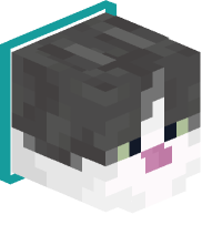 Collared Jellie Cat (cyan)