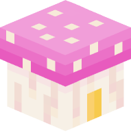 Mushroom House (Pink)